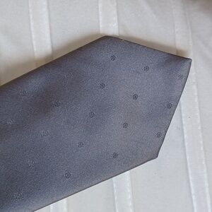 Buckingham Men's Neck Tie EUC, Silver 57" Long